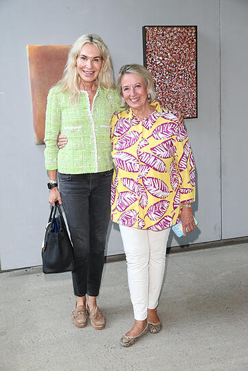 Charity-Lady Saskia Greipl-Kostantinidis (l.) und Marianne Wille ("Dallmayr"). Charity-Lady Saskia Greipl-Kostantinidis (l.) und Marianne Wille ("Dallmayr").