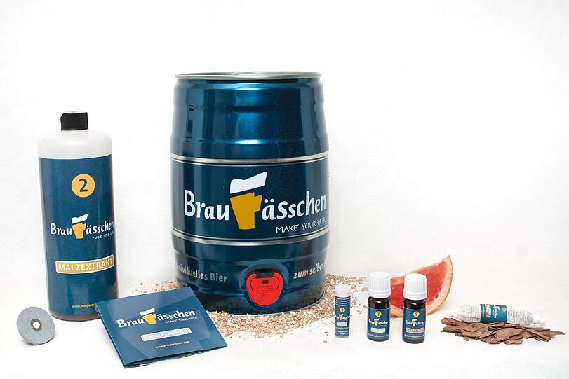 Mit diesem Set für den Heimgebrauch wird jeder zum Braumeister einer exklusiven Biersorte.