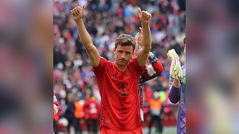 Thomas Müller feiert am Samstag seinen Abschied aus der Allianz Arena.