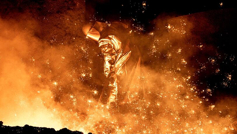 Die Stahlbranche in Deutschland kämpft mit vielen Problemen (Archivbild) Die Stahlbranche in Deutschland kämpft mit vielen Problemen (Archivbild)