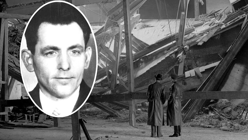 Die von Georg Elser (im Bild) Bombe hat das Dach des Bürgerbräukellers in Haidhausen zum Einsturz gebracht. Die von Georg Elser (im Bild) Bombe hat das Dach des Bürgerbräukellers in Haidhausen zum Einsturz gebracht.