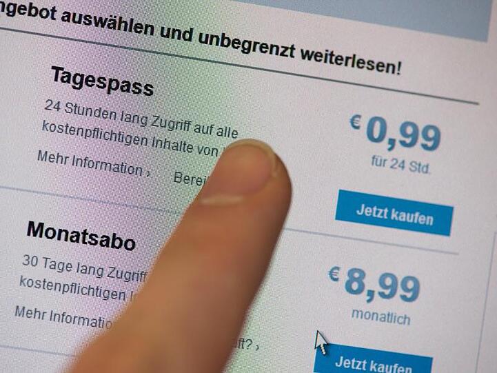 Immer öfter führen Zeitungen in ihren Applikationen oder im Internet Bezahlschranken ein.