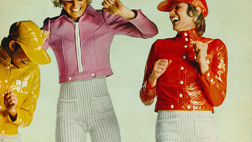 André Courrèges' Strick-Pants waren 1971 der letzte Schrei – für die Olympischen Spiele dann allerdings doch eine Spur zu heiß. André Courrèges' Strick-Pants waren 1971 der letzte Schrei – für die Olympischen Spiele dann allerdings doch eine Spur zu heiß.