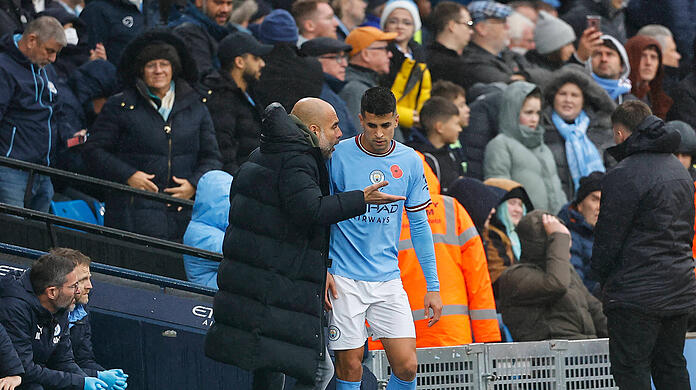 Zwischen Pep Guardiola und João Cancelo soll es zuletzt Streit gegeben haben.