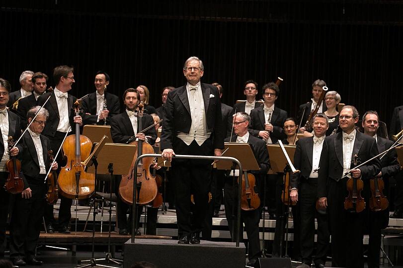 John Eliot Gardiner bei einem Auftritt in Hannover.