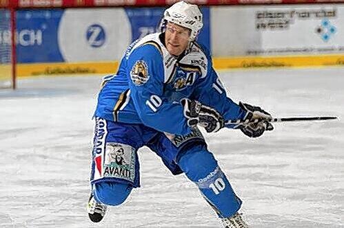 Der Oldie/Goldie des EHC München: Stürmer Niklas Hede.