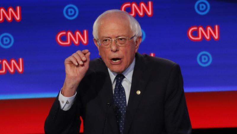 Gab sich kämpferisch: der linke Senator Bernie Sanders. Gab sich kämpferisch: der linke Senator Bernie Sanders.