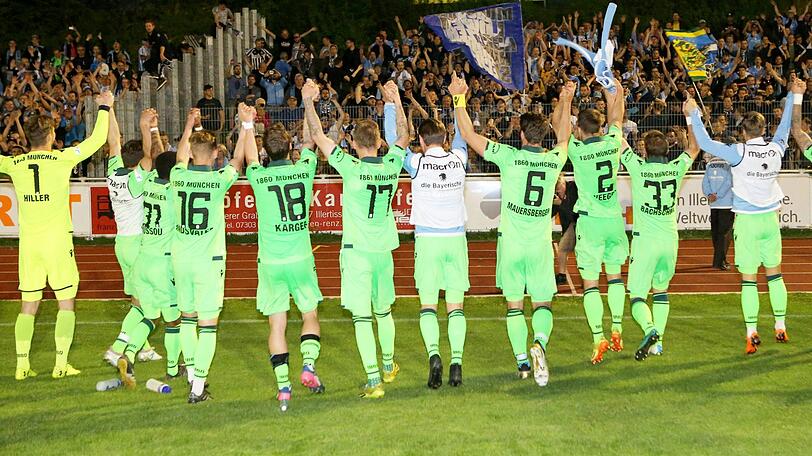 Feiert in der Regionalliga Bayern mit seinen Fans: der TSV 1860.