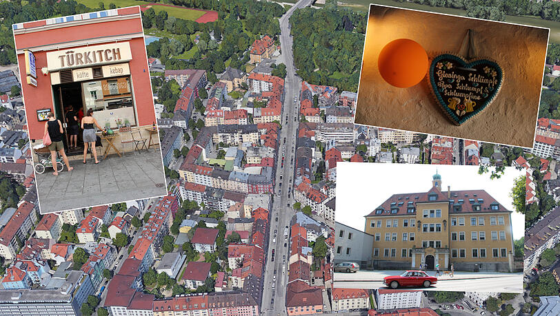 Die Humboldstraße in Giesing. Die Humboldstraße in Giesing.