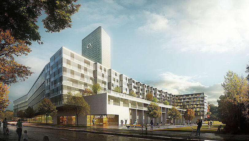 Klare Kanten, viel Glas, viel Platz: Der Sieger-Entwurf des Realisierungswettbewerbs kommt von einem Architekten-Team aus Wien. Klare Kanten, viel Glas, viel Platz: Der Sieger-Entwurf des Realisierungswettbewerbs kommt von einem Architekten-Team aus Wien.