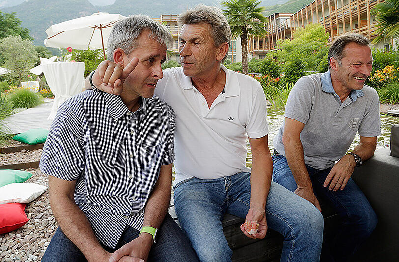 Pierre Littbarski und Klaus Augenthaler.