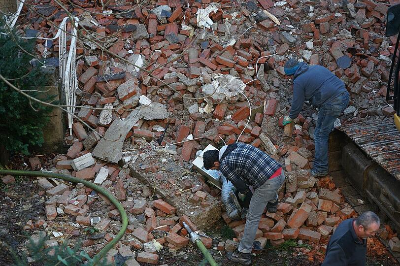 Die Bilder vom Abriss der Villa an der Kolbergerstraße 5 in Bogenhausen.
