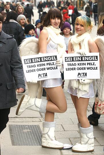 ...in der Münchner Innenstadt, wie sexy Mode...