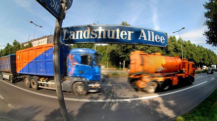 Die Landshuter Allee ist die dreckigste Stra&szlig;e Deutschlands. Auf einem Abschnitt will der OB ein Diesel-Fahrverbot einrichten