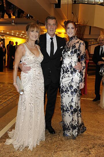 Uli Stein mit Tochter Jennifer und Frau Cornelia