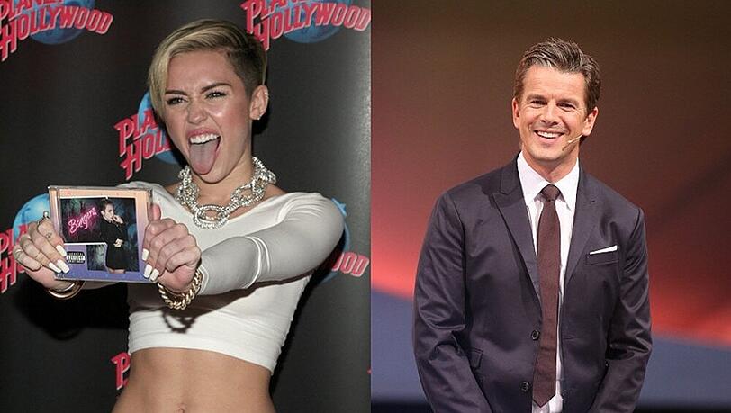 Das Biest und der Schöne? Am Samstagabend treffen Miley Cyrus und Markus Lanz aufeinander Das Biest und der Schöne? Am Samstagabend treffen Miley Cyrus und Markus Lanz aufeinander
