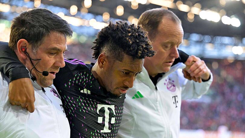 Musste gegen den FC Augsburg verletzt runter: Flügelflitzer Kingsley Coman.