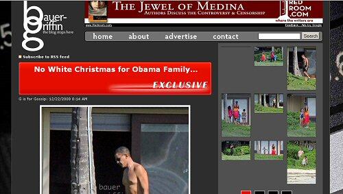 Auf ihrer Internet-Seite zeigt die Agentur Bauer-Griffin mehrere Obama-Fotos Auf ihrer Internet-Seite zeigt die Agentur Bauer-Griffin mehrere Obama-Fotos