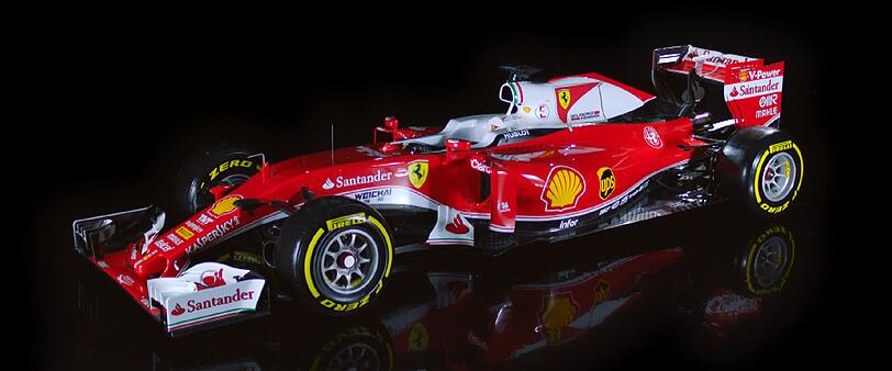 Die Vorgabe ist deutlich: Mit dem SF 16-H sollen Sebastian Vettel und Kimi Räikkönen Mercedes den Titel entreißen.