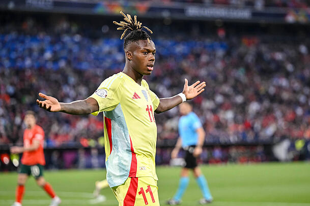 Bilbao-Star Nico Williams steht auf der Wunschliste des FC Bayern ganz oben. Bilbao-Star Nico Williams steht auf der Wunschliste des FC Bayern ganz oben.
