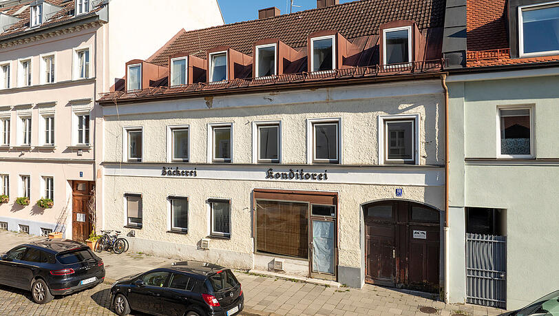 Das Haus Unteres Grasstra&szlig;e 11 ist bekannt im Viertel.