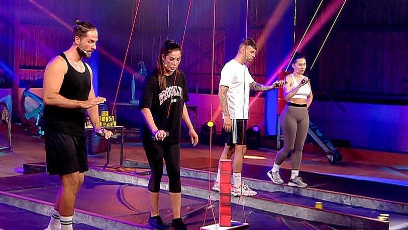 Maurice und Ricarda (l.) im Duell mit Serkan und Samira ums Halbfinale.