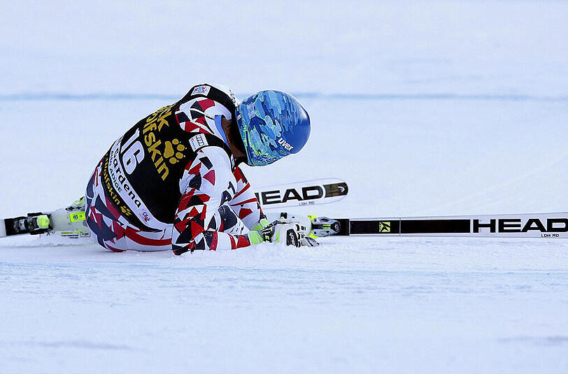 Abfahrts-Olympiasieger Matthias Mayer ist am Samstag beim Weltcup-Rennen in Gröden schwer gestürzt. Die Bilder.