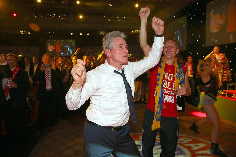 So sehen Sieger aus! Die Helden von London feiern den Champions League-Sieg 2013.