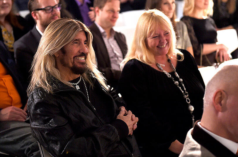 Abi Ofarim mit seiner Freundin Kerstin Schmidt.