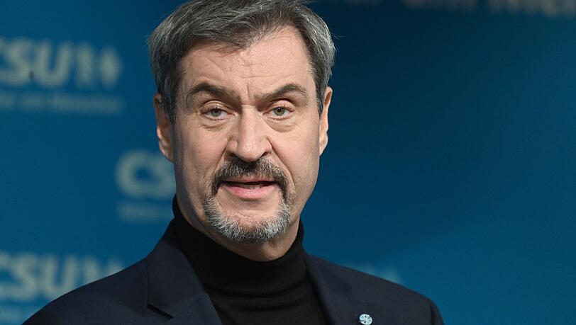 "Vielleicht ist das der Weckruf, den wir alle brauchen, um in Deutschland über uns hinauszuwachsen", sagte CSU-Chef Markus Söder nach dem Eklat im Weißen Haus. (Archivbild)