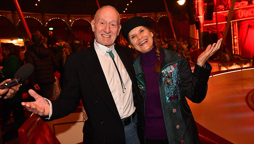 Sepp Schauer und Corinna Binzer bei der Roncalli Premiere.