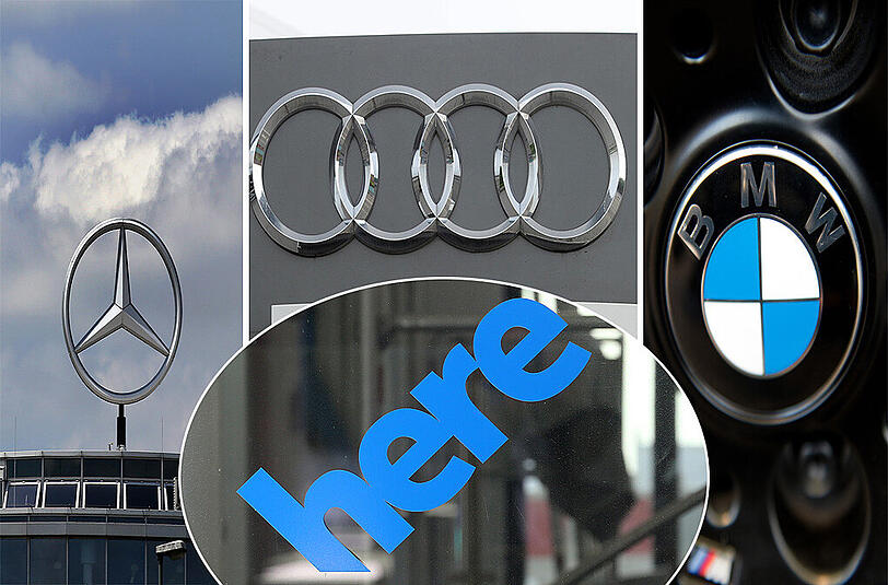 Daimler, Audi und BMW könnten sich mit dem Kauf des Nokia-Kartendienstes Here auch eine Schlüsselposition beim Datenfluss zwischen vernetzten Fahrzeugen sichern.