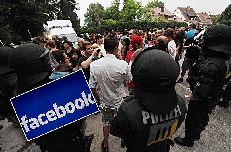 Die Party gerät außer Kontrolle, immer mehr uneingeladene Personen kommen, die Polizei muss eingreifen. Hier ein Bild von einer Facebook-Party aus dem Jahr 2012. (Archivbild)