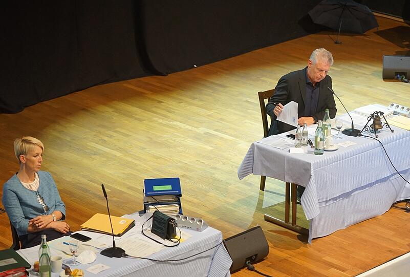 Ernste Angelegenheit: Katrin Habenschaden und Dieter Reiter am Mittwoch.