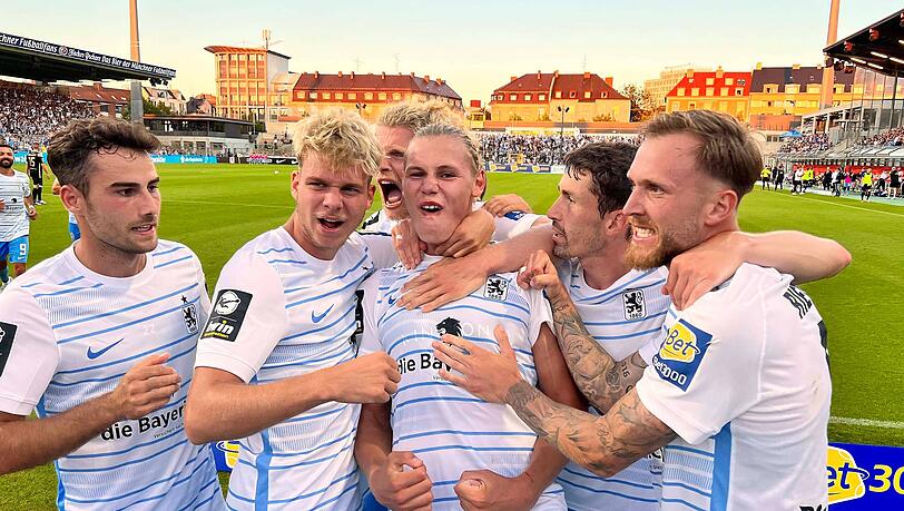 Der TSV 1860 gewinnt gegen Meppen mit 4:0.