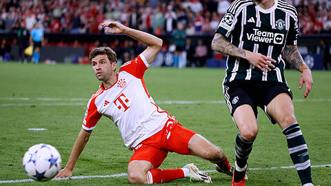 Der Sieg gegen Manchester United war der insgesamt 100. von Thomas Müller in der Champions League.
