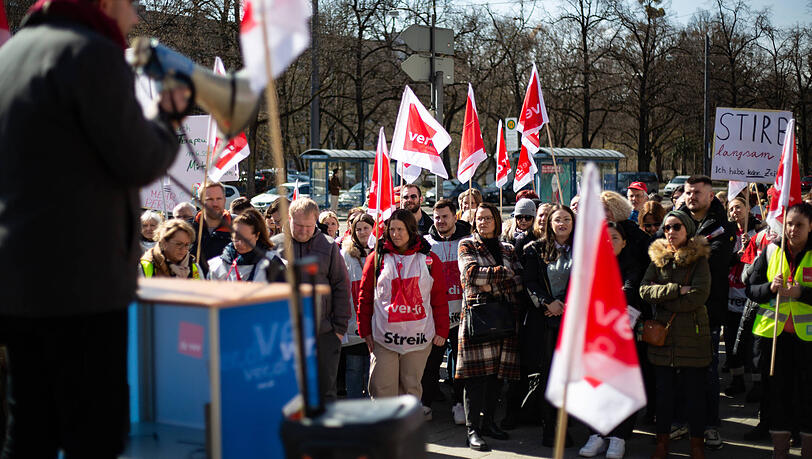 Die zentrale Kundgebung für den Gesundheitsbereich findet am 7. März vor dem Krankenhaus Schwabing statt. (Archivbild)