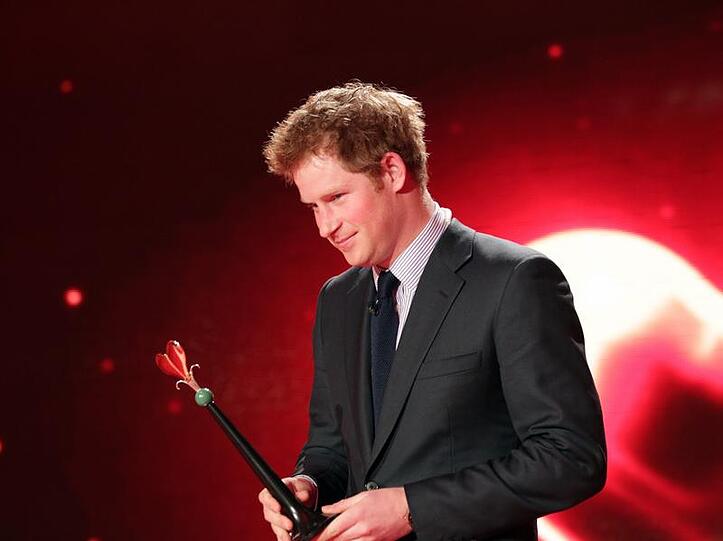 Prinz Harry bei der Spendengala "Ein Herz für Kinder"