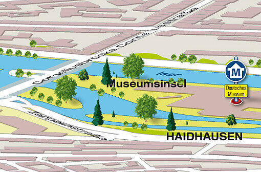 Corneliusbrücke: Hier beginnt die Museumsinsel, der vorläufige Endpunkt der Renaturierung des Flusses.