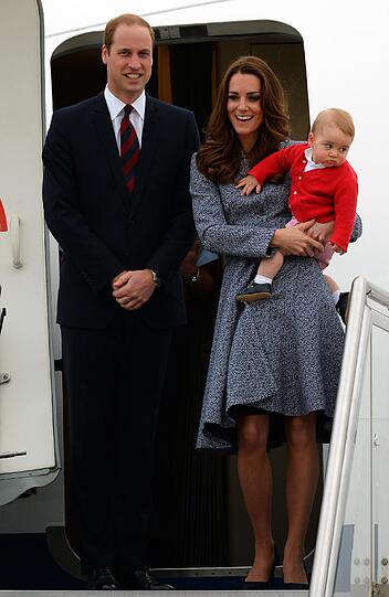 Weitere Bilder der royalen Kleinfamilie beim Abschied in Canberra