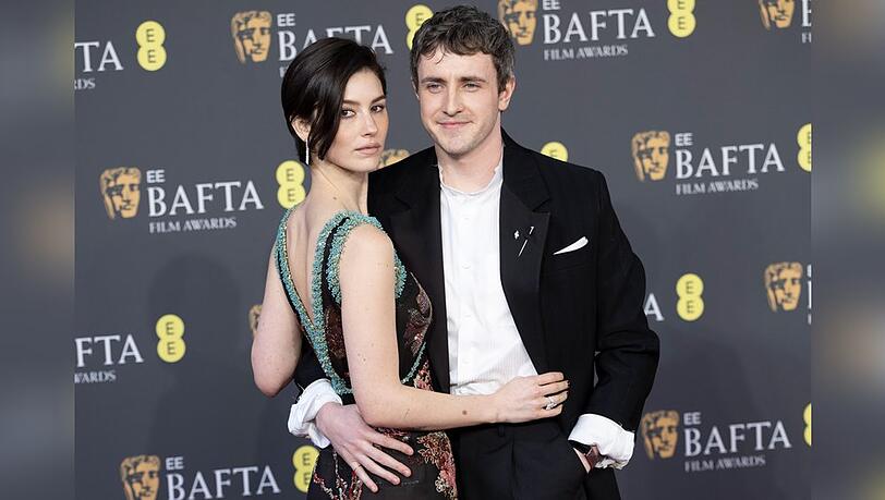 Paul Mescal kam mit Freundin Gracie Abrams zur BAFTA-Verleihung.