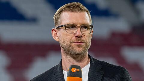 Per Mertesacker bei seinem letzten Auftritt als ZDF-Experte.