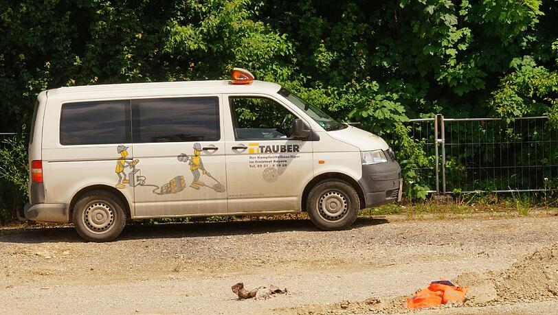 Der Fundort der Fliegerbombe Der Fundort der Fliegerbombe