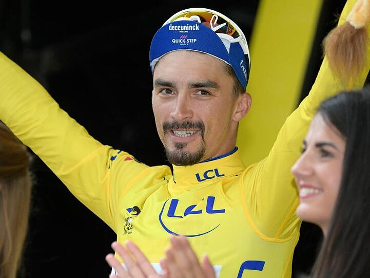 Weiter in Gelb: Julian Alaphilippe.