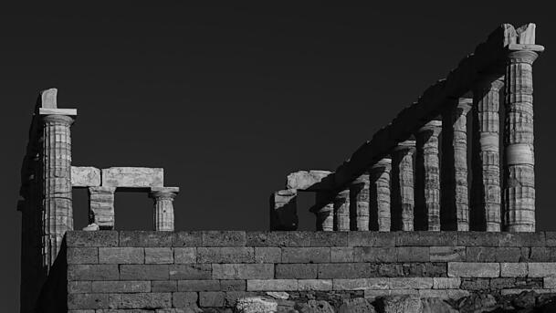 Der Poseidontempel am Kap von Sunion. Der Poseidontempel am Kap von Sunion.