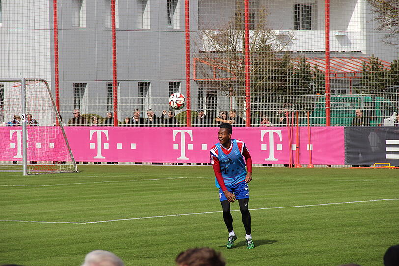 Am Dienstag gab's an der Säbener Straße ein öffentliche Trainingseinheit. Hier gibt's die Bilder!
