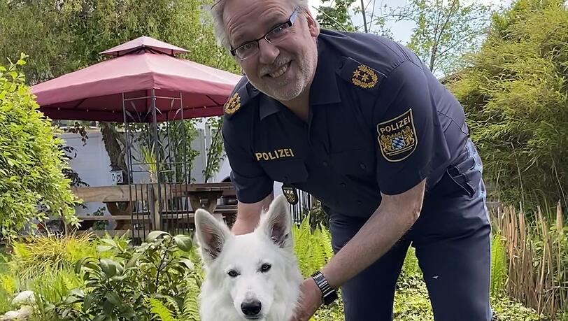 Spaziergänge statt wie früher Streife: Mit "Nala" möchte es Robert Kopp ruhig angehen lassen.