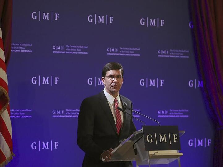 US-Verteidigungsminister Mark Esper: "So weit ich weiß, geht es in dem Vorschlag darum, dass europäische Partner gemeinsame Patrouillen in diesem neuen Korridor durchführen wollen. Ich denke, das ist gut.".