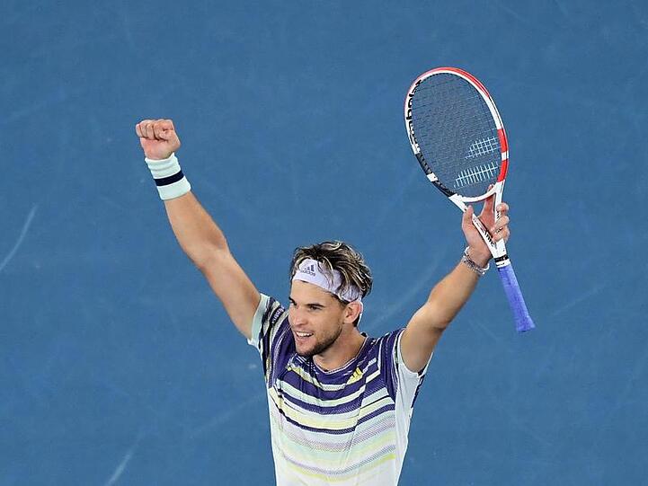 Nach dem Sieg im Halbfinale geht es für Dominic Thiem nun gegen Novak Djokovic.