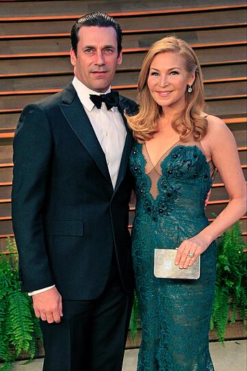 Jon Hamm (hier mit Partnerin Jennifer Westfeldt): &bdquo;Ich mag Kinder, aber ich mag auch die Option, die Türe zu machen zu können. Eltern zu werden ist ein ganz anderes Leben und es hört nie auf.&ldquo;